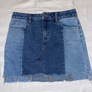 PacSun Jean Mini Skirt
